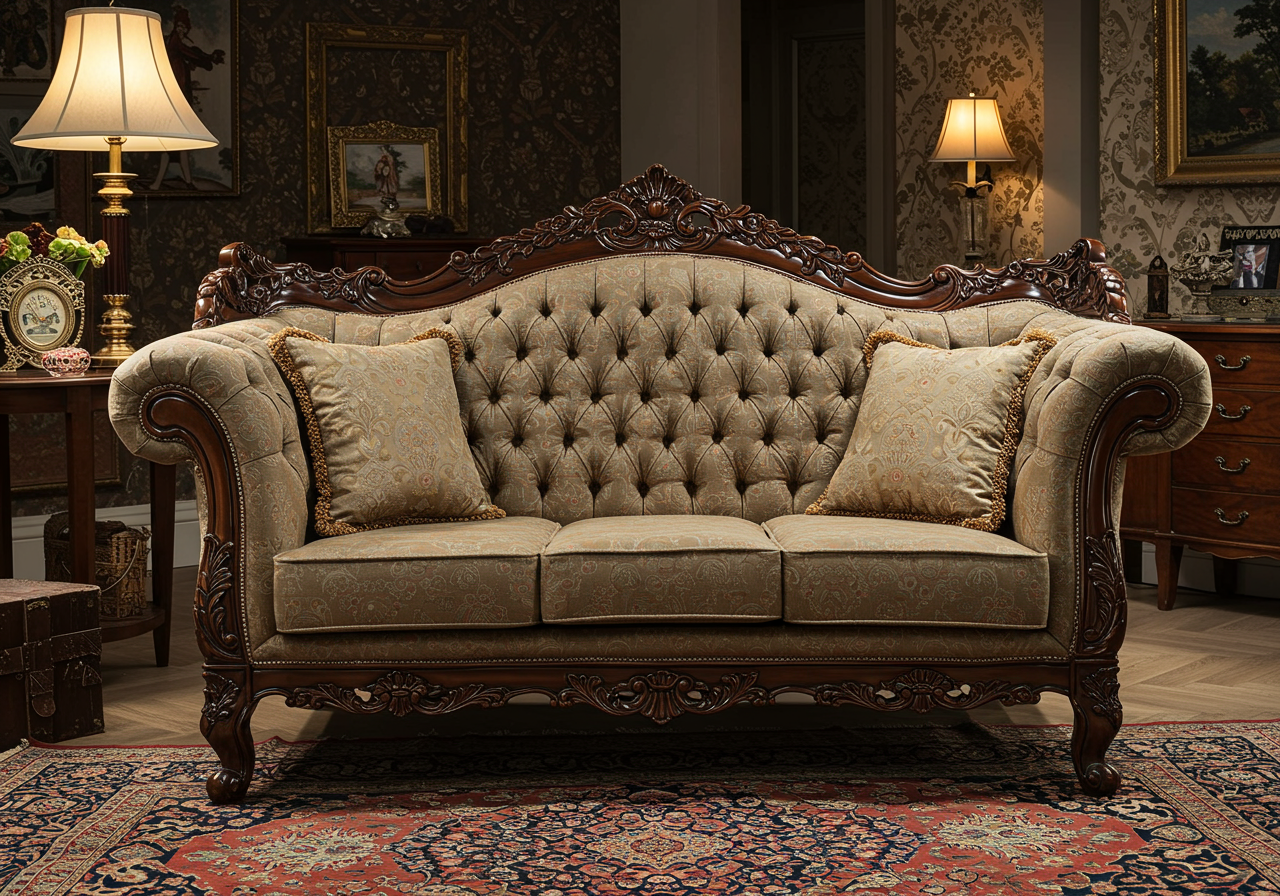 Example: Vintage Sofa Set