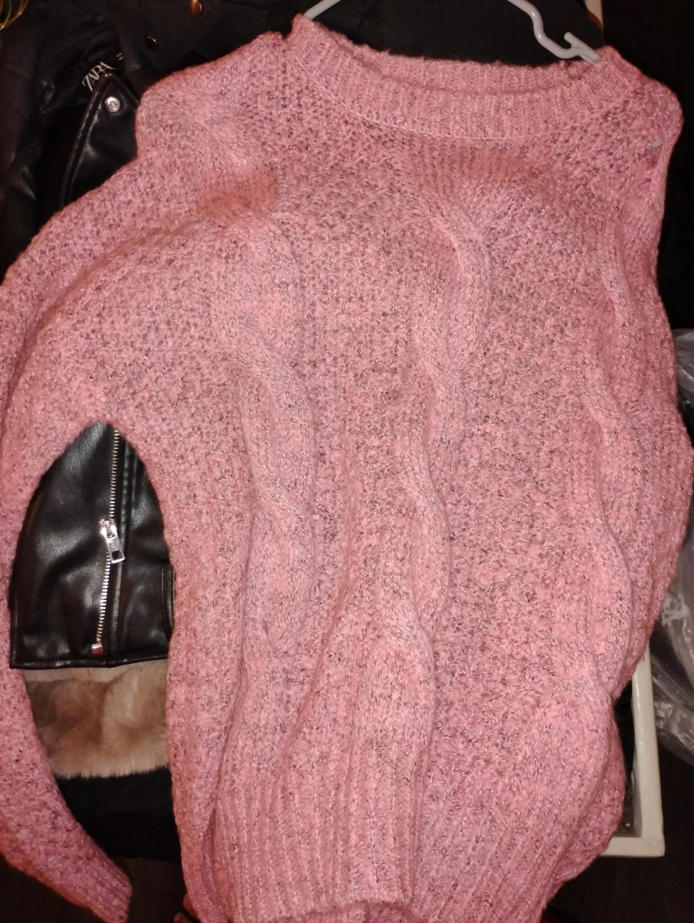 Pink knitted Shirt