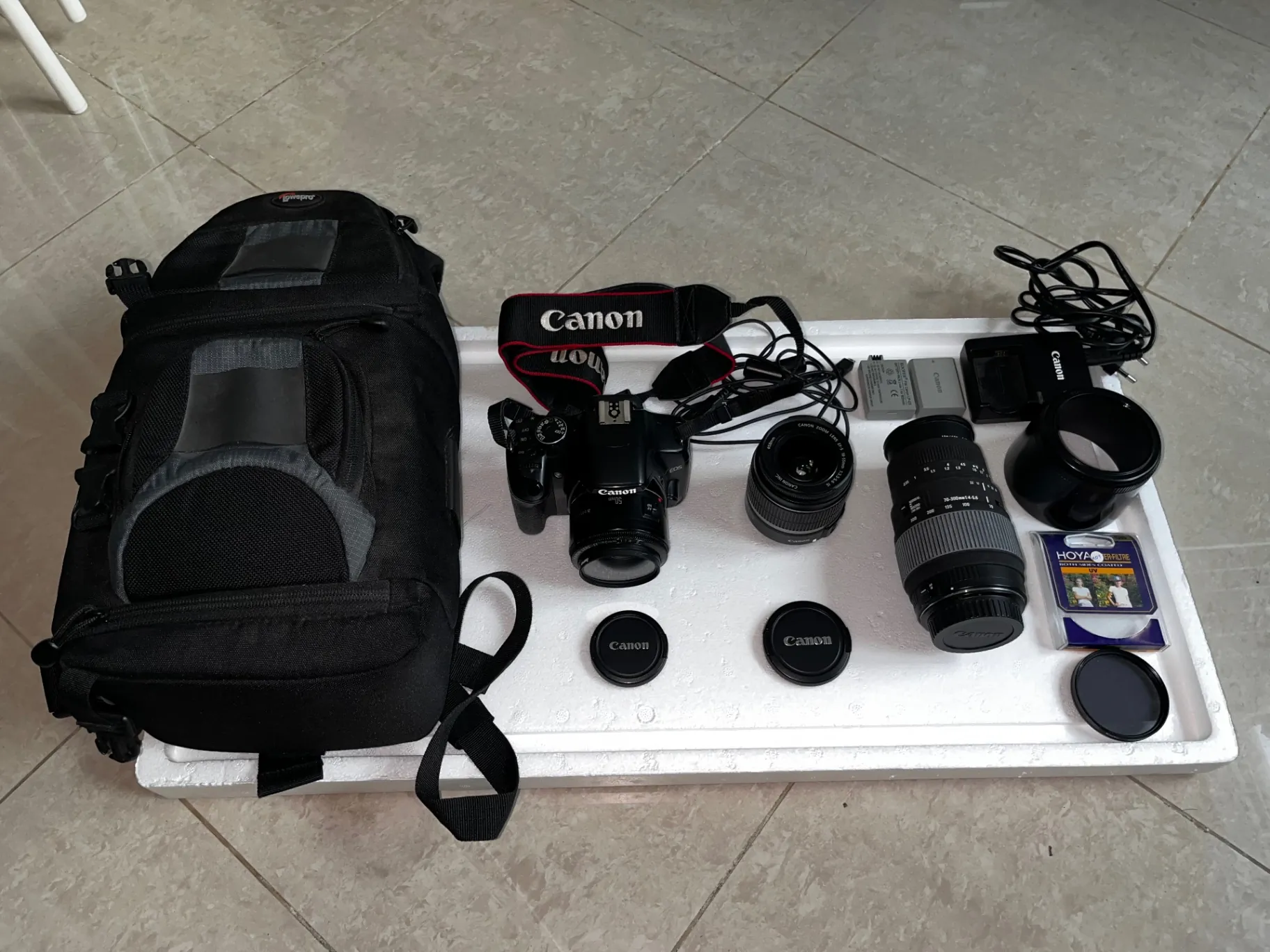 For Rent CANON 450D DLSR Camera & accessories