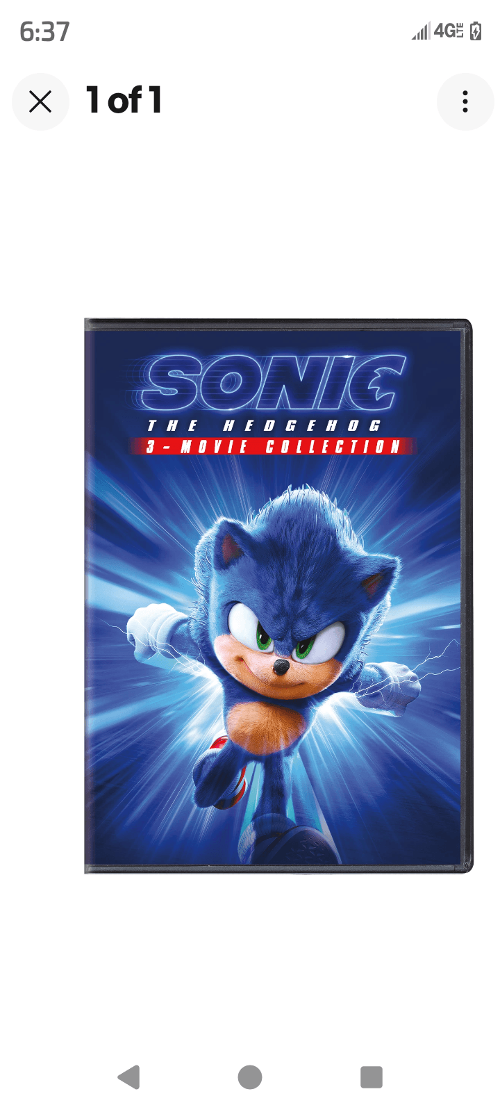 Sonic 3 DVD