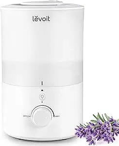 LEVOIT Humidifiers for Bedroom Large Room (3L Water Tank), Cool Mist for Home Whole House, Quiet for Baby Kids Nursery, Top-fill, Ajustable 360° Rotation Nozzle, Auto Shutoff, BPA-Free'