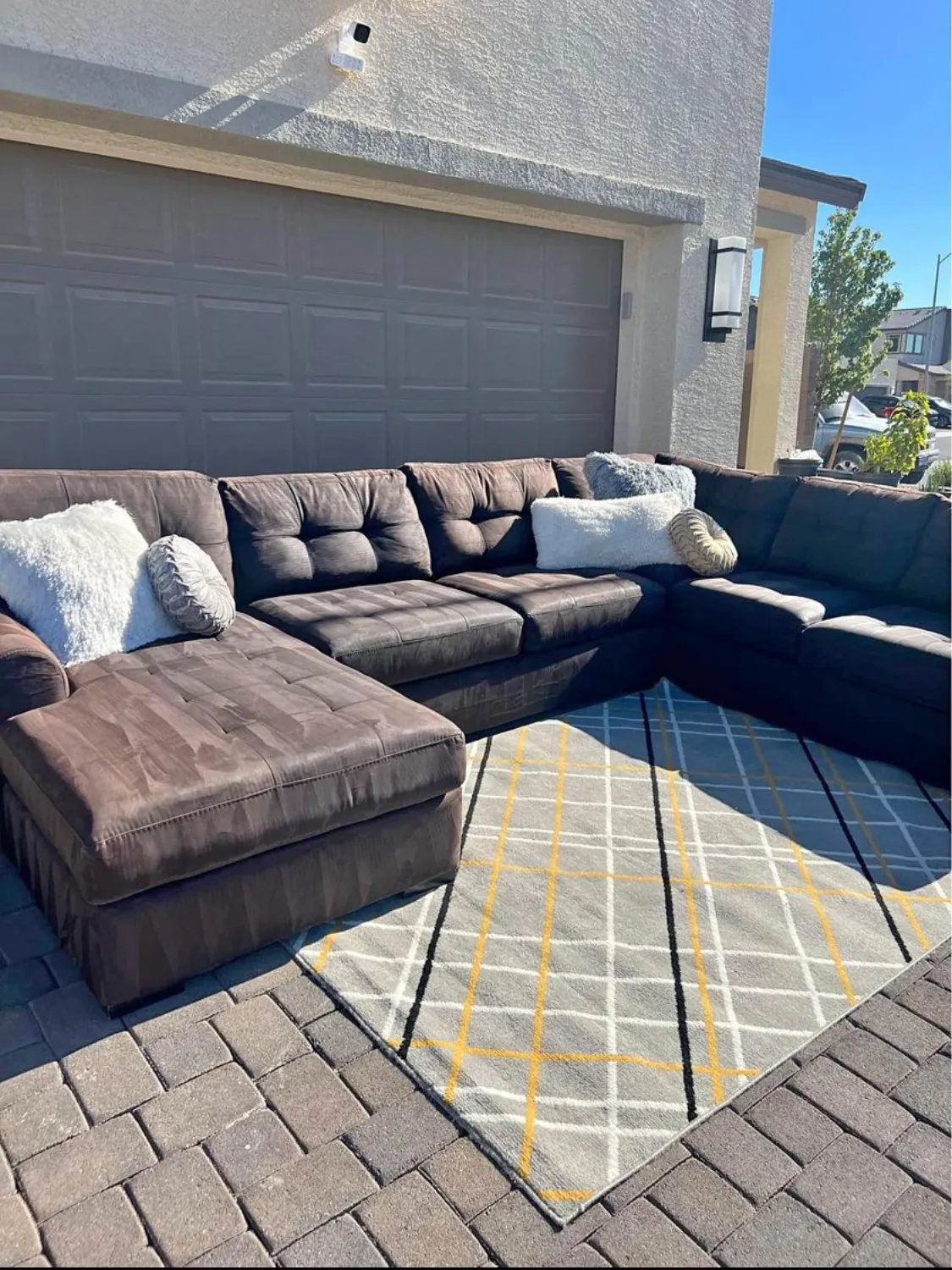 L shaped couch