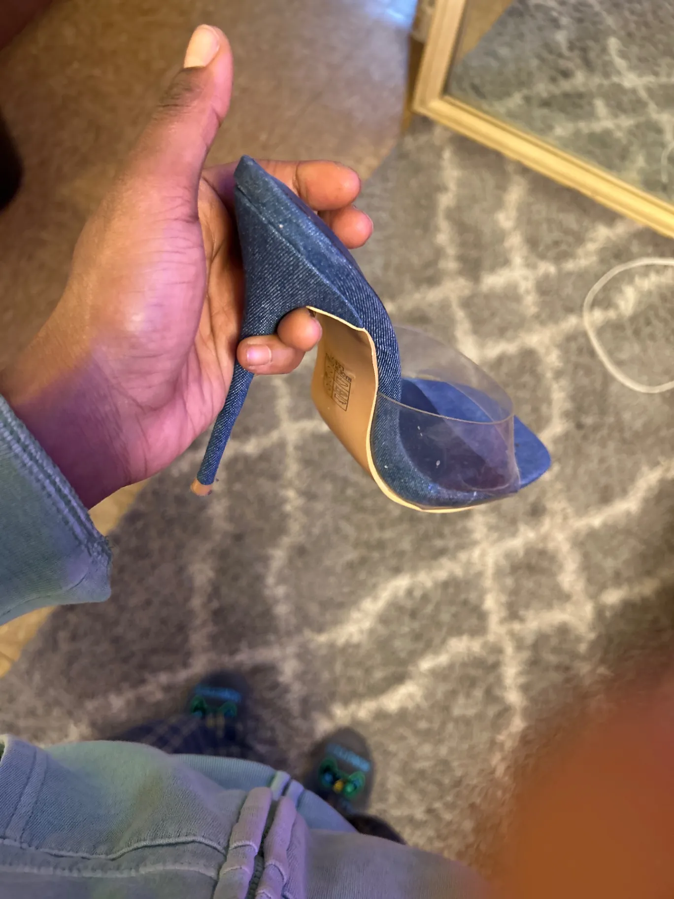 Jean fashion nova heels 