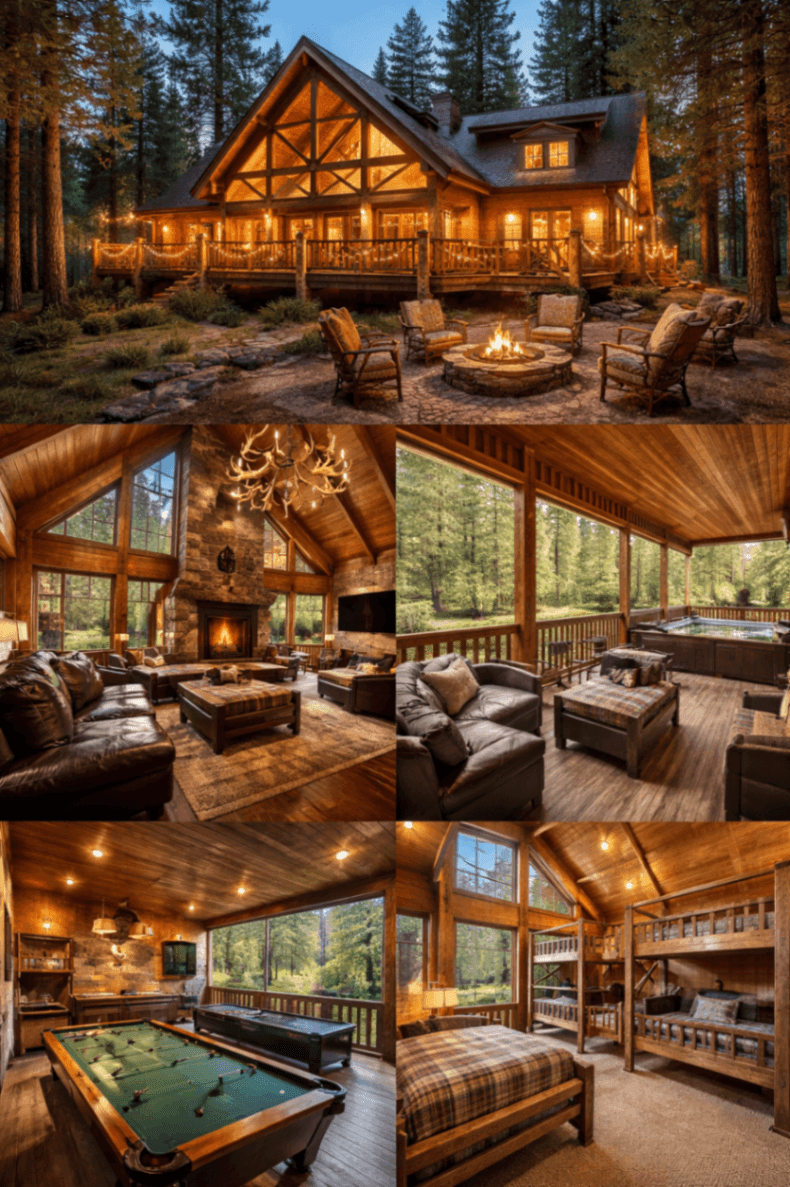 Spacious Lakefront Cabin