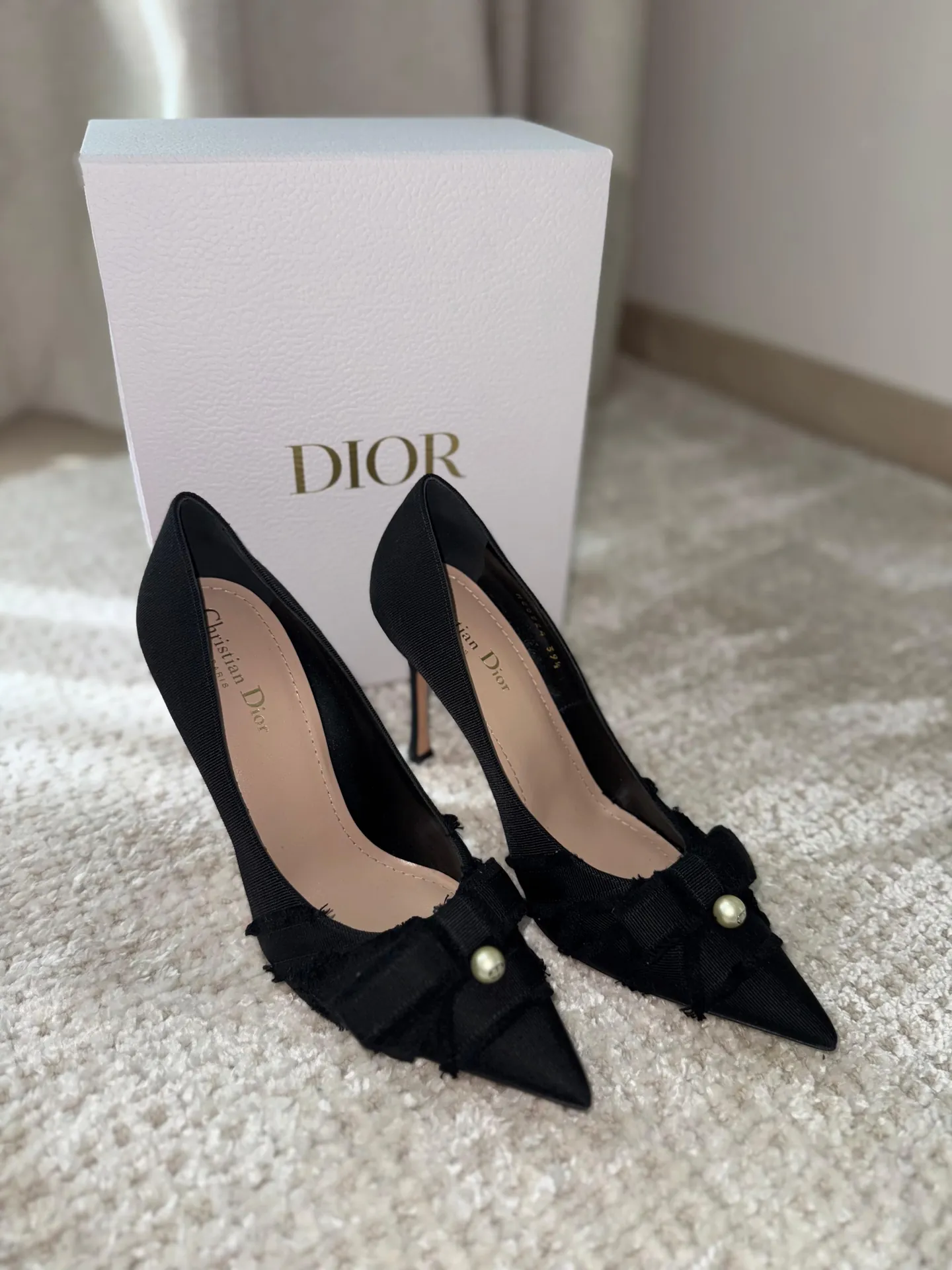 Black Dior shoes 