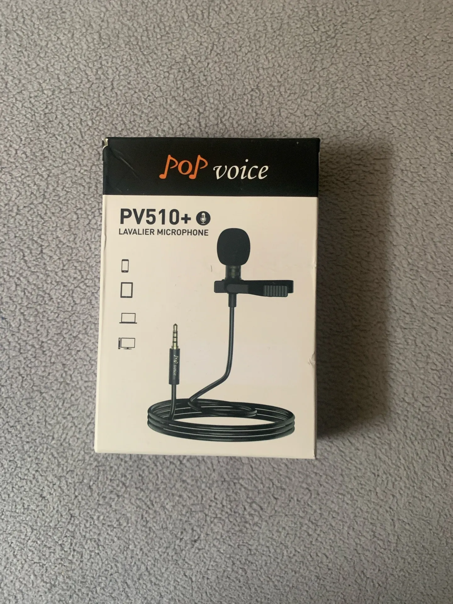 Pop Voice PV510+ Lavalier Microphone