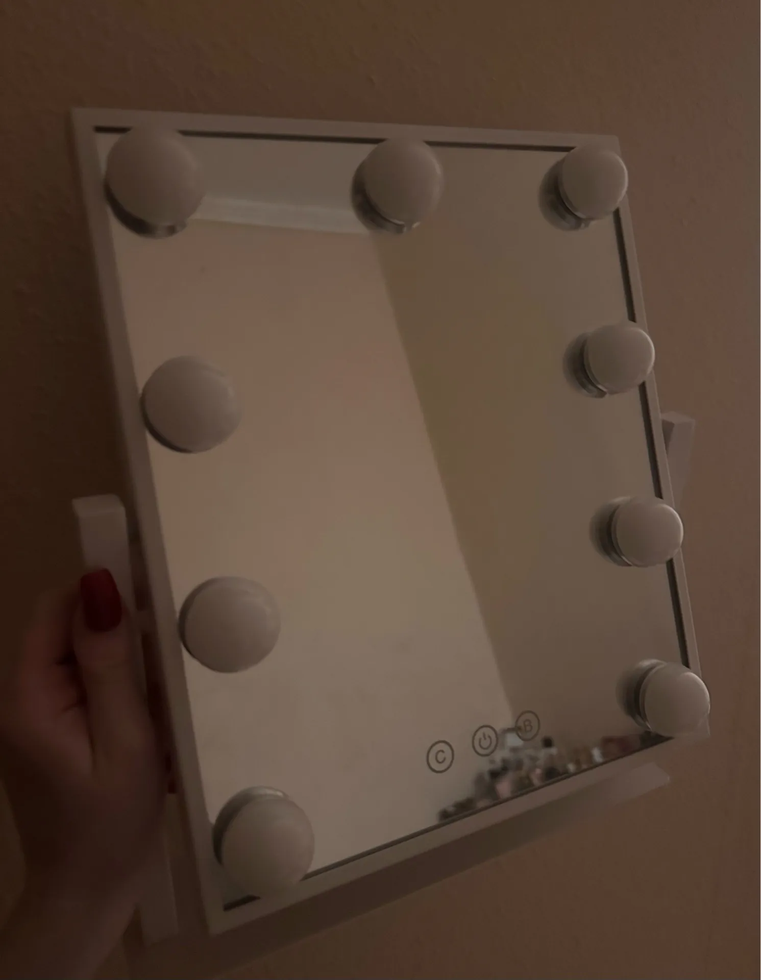Mirror with lights 