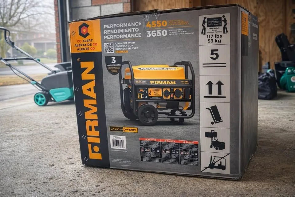 4550W Firman Generator for Rent – Perfect for Power Outages, Construction & Events