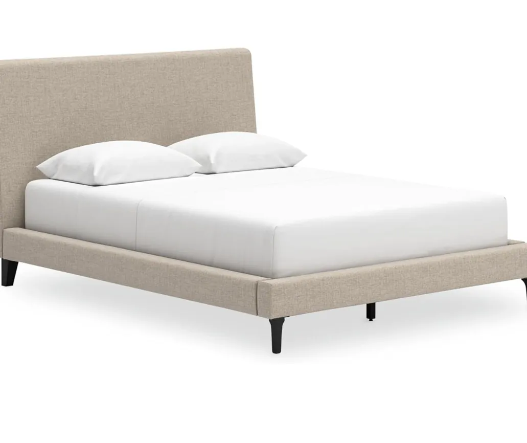 Ashley Signature Cielden Queen Upholstered Platform Bed Frame